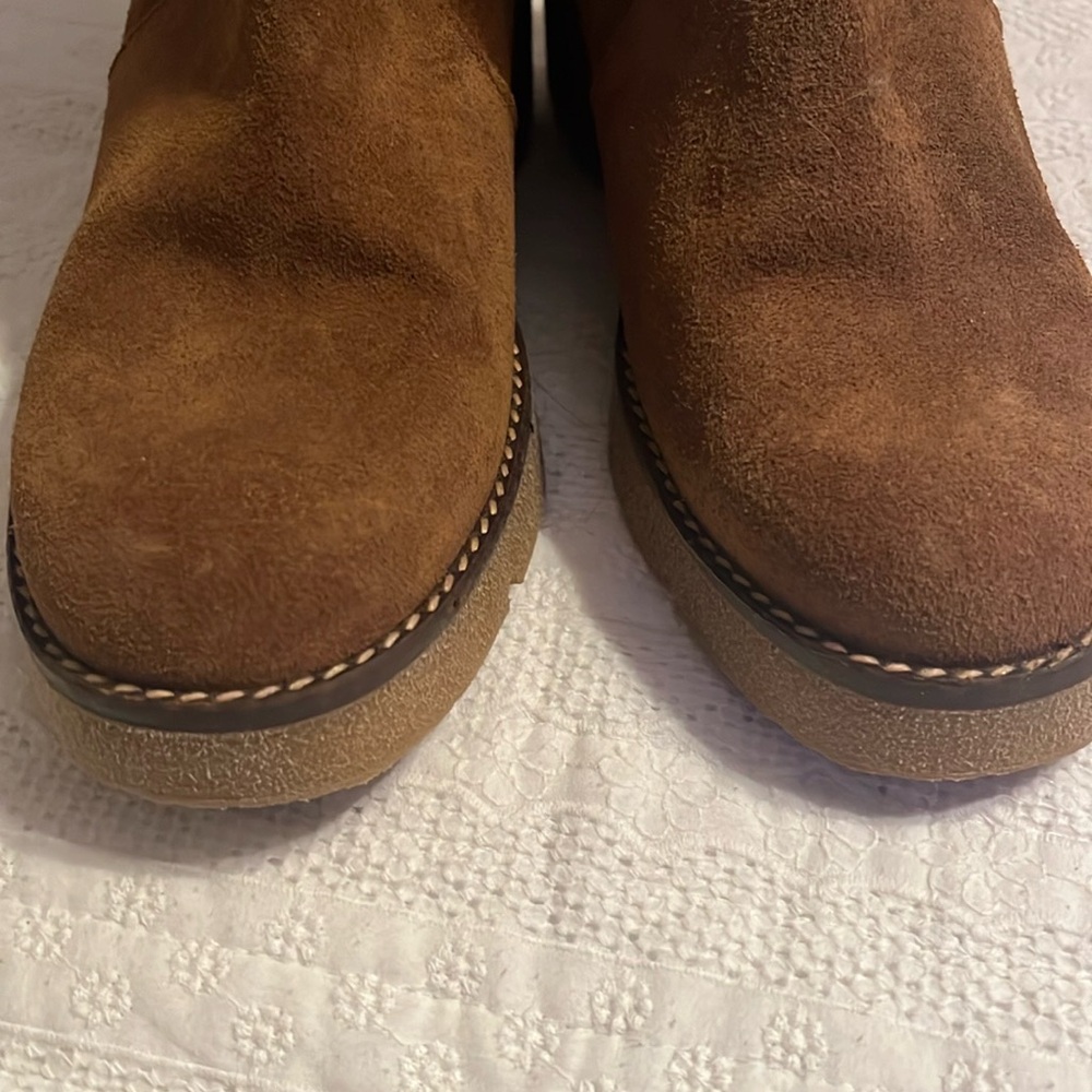 Suede Leather booties - Picture 3 of 6